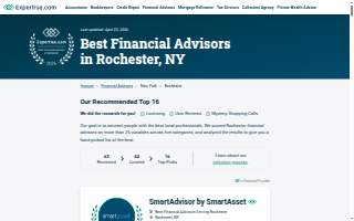 Rochester Financial Services website