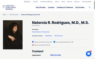 Natercia Rodrigues, MD website