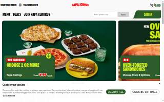 Pappa Bear's Catering website