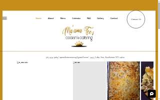 Ma'ama Tee's Cookin & Catering website
