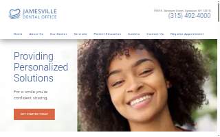 Jamesville Dental website