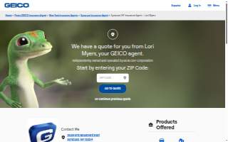 Lori Myers - GEICO Insurance Agent website
