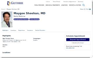 Dr. Maygoe Sheehan website