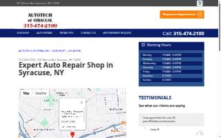 Autotech of Syracuse website