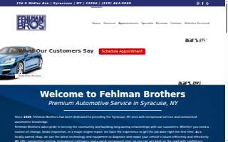 Fehlman Brothers Auto Repair - Syracuse website