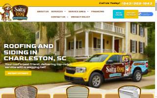 Salty Dog Roofing & Siding of North Charleston website