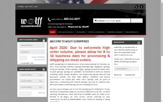 Wolff Excavating website