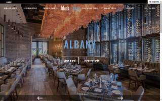 black & blue Steak and Crab, Albany website
