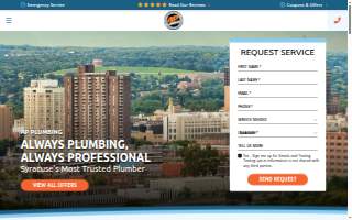 AP Plumbing of Syracuse website