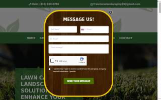 Francisco's Landscaping website