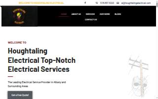 Houghtaling Electrical of Albany website