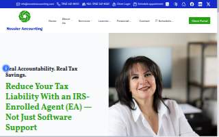 Nossier Accounting website