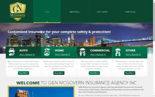 G & N McGovern Insurance Agency website