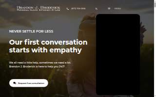 Brandon J. Broderick, Personal Injury Attorney at Law of Yonkers website