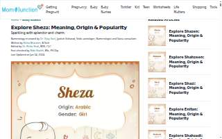 Sheza Coffee House website