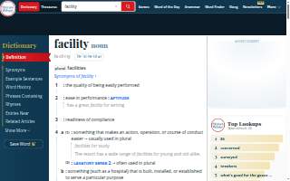 The Facility Yonkers website