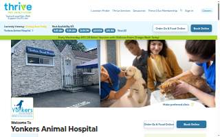 Yonkers Animal Hospital website