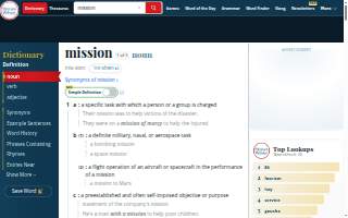 Mission Construction website