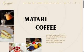 Matari Coffee website