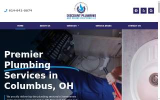 Discount Plumbing and Drains Solutions website