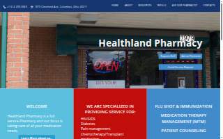 Healthland Pharmacy website