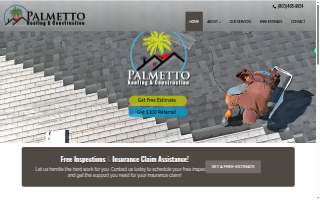 Palmetto Roofing and Construction LLC. website