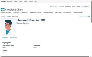 Dr. Lleowell Garcia, MD website