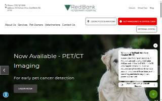 Red Bank Veterinary Hospital website