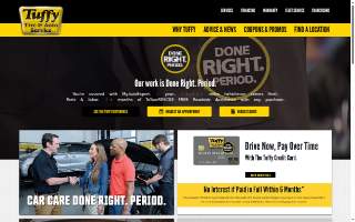 Tuffy Tire & Auto Service Center of Fargo website
