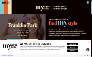 My Salon Suite Toledo website