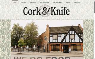 Cork & Knife Provisions website