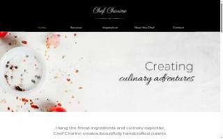 Chef Charine website
