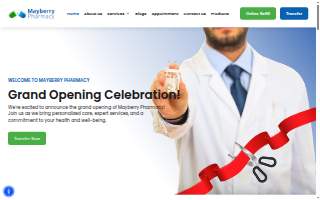 Mayberry Pharmacy-Toledo website