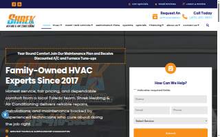 Shrek Heating & Air LLC website