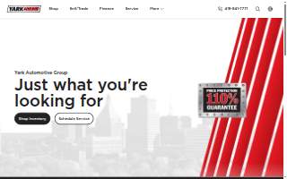 Yark Chrysler Jeep Dodge Ram website