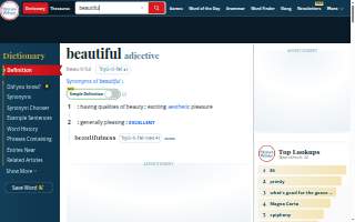 A Beautiful Reaction website