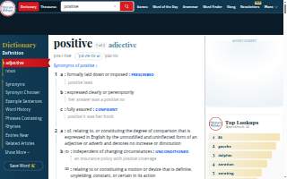 Positive Image website