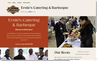 Ernie's Catering, LLC website