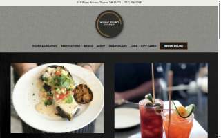 Wheat Penny Oven and Bar website