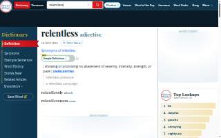 Relentless Landscapes of Akron website