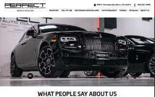 Perfect Auto Collection website