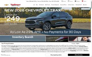 VanDevere Chevrolet website
