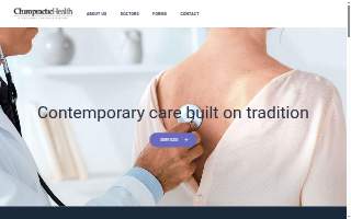 The Chiropractic Health and Wellness Center website