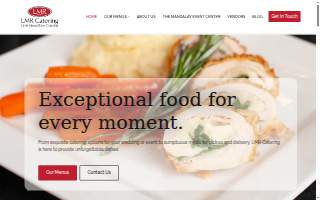 LMR Catering website