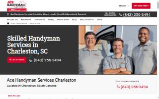 Ace Handyman Services Charleston website