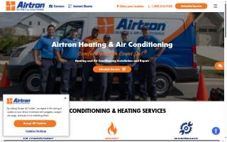 Airtron Heating & Air Conditioning of Dayton website