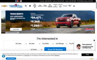 White-Allen Chevrolet website