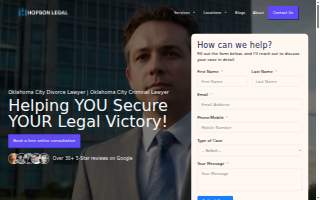 Oklahoma City Divorce Lawyer | Hopson Legal LLC website