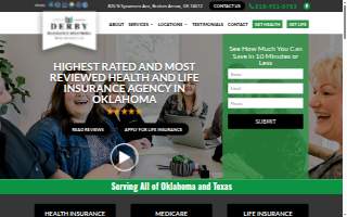 Derby Insurance Solutions - Oklahoma City Health Insurance Agency website