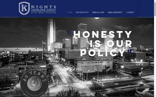 Knight's Insurance Agency website
